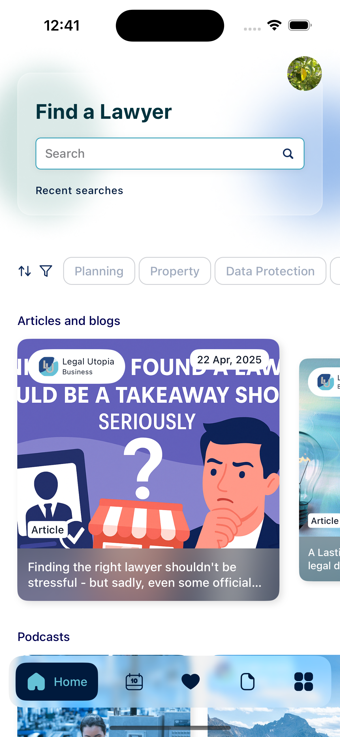 Legal Document Aplication screenshot 1